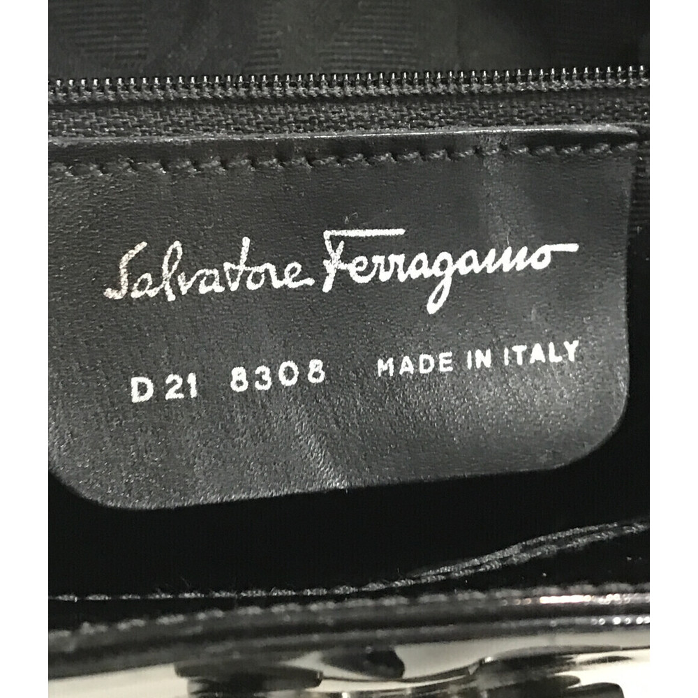 Salvatore Ferragamo Gancini Enamel Tote Bag - Picture 4 of 6